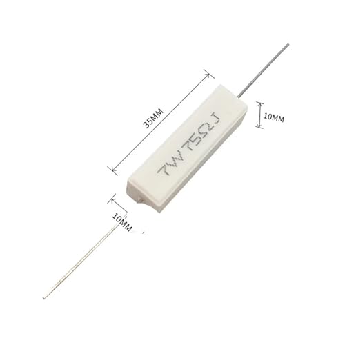 Résistance ciment céramique 7W 5 Ohms composant électronique THT - 2