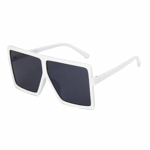 Lunettes de soleil pour femmes à grands verres de protection UV400 et style urbain