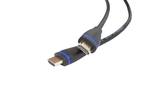Sky Vision BL-HD 50 HDMI 2.0 Kabel, HDR10 und Dolby Atmos-f&auml;hig, 4K / 2K bei 60Hz, Full-HD bei 120Hz, ARC-f&auml;hig f&uuml;r Soundbars und AV-Receiver, 5 Meter HDMI-Kabel f&uuml;r Computer, Soundbars, uvm