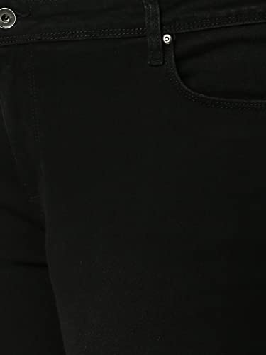 Image of HIGH Star Women Plus Size Black Slim-Fit Stretchable Jeans