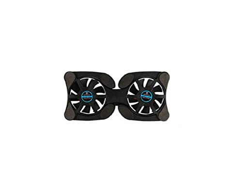 Yデパートセンター55 ノートPC 冷却ファン 折りたたみ式 ブラック 軽量 冷却台 ノートパソコン クーラー の商品画像 1