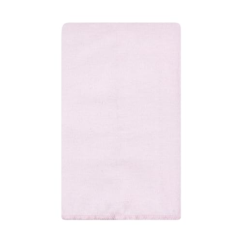 Image of Hudson Baby Unisex Baby Cotton Poly Flannel Burp Cloths, Lilac Elephants 10 Pack, One Size