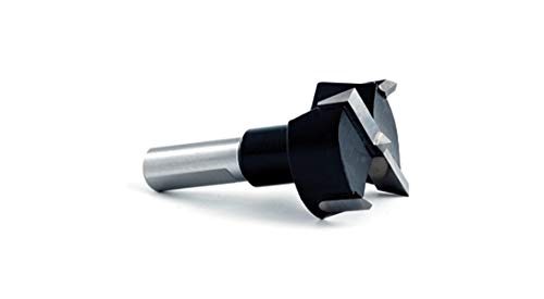 Amana Tool - 203155 Carbide Tipped Hinge Boring Bit L/H 15mm Dia x 57mm Long x 10mm Shank