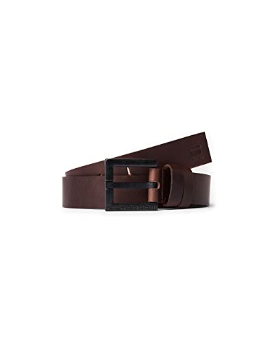 G-Star Raw Duko Belt Cinturón, Marrón Dk Brown Black Metal D04164-3127-8127 , 80 Hombre G-Star Raw Duko Belt Cinturón, Marrón Dk Brown Black Metal D04164-3127-8127 , 80 Hombre