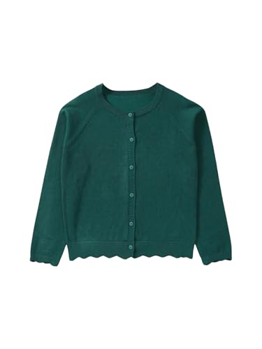 SOLY HUX Girl's Button Down Cardigan Sweater Long Sleeve Hollow Out Knitted Outerwear