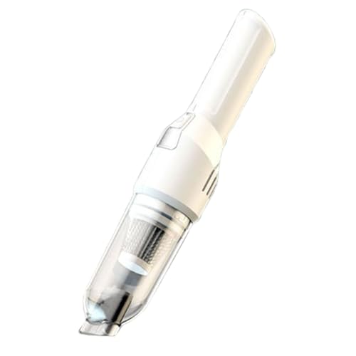 Aspiradora de Mano, Aspiradora Potente de 9000 Pa, inalámbrica, for Uso en seco y húmedo, miniaspiradora de Alta Potencia, for Pelo de Mascotas, vehículo, hogar y Oficina.(White)