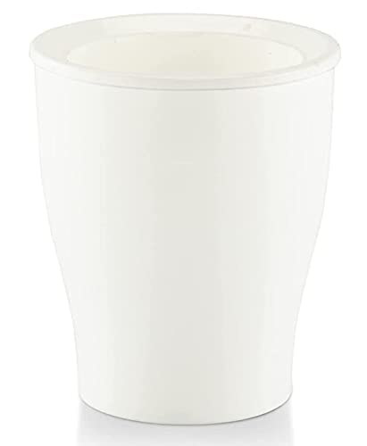 GARDENCIA Self Watering Flower Pots for Indoor Gardening/Round Pot with Polypropylene UV Material/Cone 8" Pot (White, 1) (B09P52V12G) Amazon Price History, Amazon Price Tracker