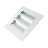 Photo Gallery niceminiwall griglia di sfiato in lega di alluminio resistente alle intemperie con telaio in ferro zincato, copertura per presa d aria da parete o condotto, per uso interno ed esterno in casa, hotel Photo Gallery niceminiwall griglia di sfiato in lega di alluminio resistente alle intemperie con telaio in ferro zincato, copertura per presa d aria da parete o condotto, per uso interno ed esterno in casa, hotel
