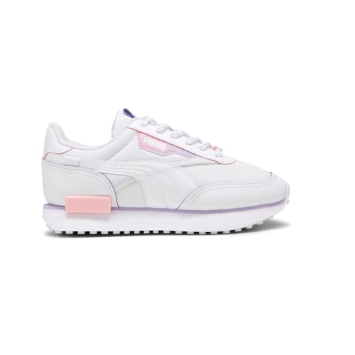 PUMA Kids Girls Future Rider Cosmic GRL Lace Up Sneakers Shoes Casual - White