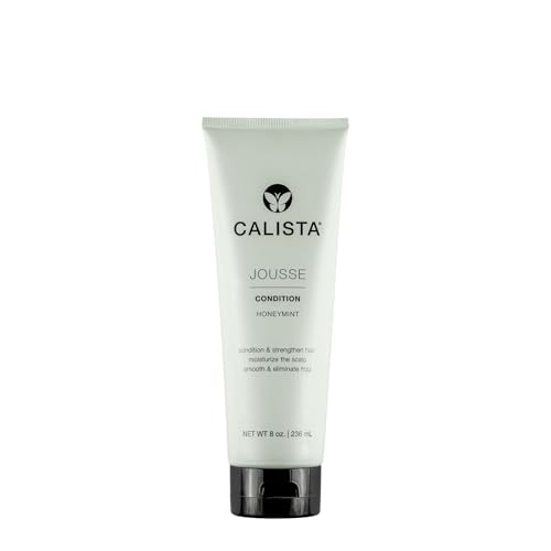 Calista JOUSSE Condition Lightweight Hydrating Conditioner Repairs Damage Restores Elasticity & Boosts Volume with Rice & Wheat Proteins Keratin Amino Acids Honeymint Blend (8 oz.)