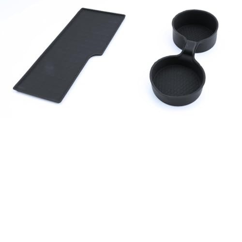 2 piezas alfombrillas y porta vasos para consola central miniatura 1