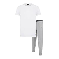 Lyle & Scott Mens Shirt Cuffd Pants White/grey L