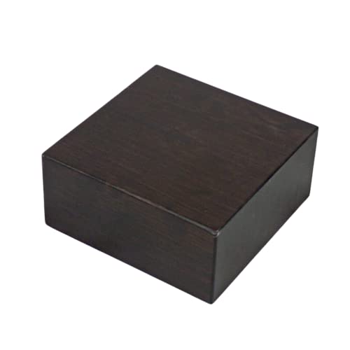Peanas madera altas. Grosor 6.5 cms. Madera maciza. Cantos rectos. Acabado Nogal oscuro mate. Varias medidas… (14*14*6.5) Cover