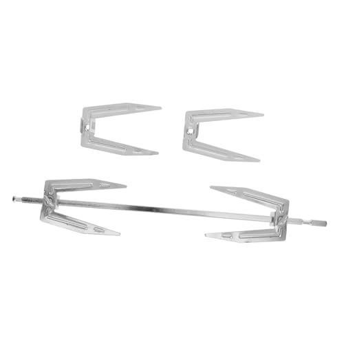 ifundom 1Set Kitchen Rotating Chicken Forks for Air Fryer Oven Roasting Tool with Rod Durable Bbq Grill Forks for Home Cooking and Outdoor