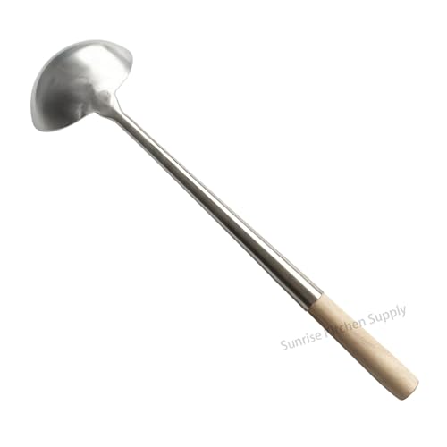 Sunrise Kitchen Supply Commercial Grade Wok Ladle 18.25" (#L)
