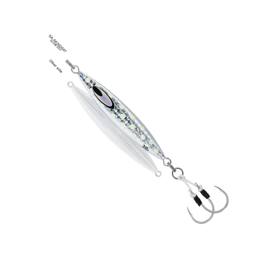 Gabarit en métal Daiwa phosphorescent leurre de pêche en mer 113,4 g avec hameçon taille 7/0