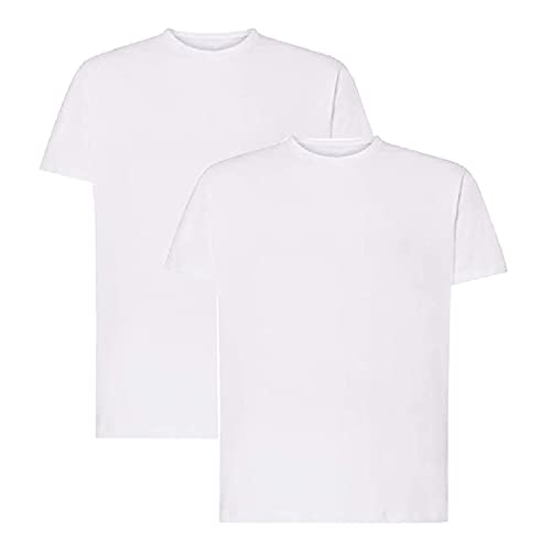 Lot de 2 t-shirts basiques à col rond et manches courtes Cover