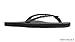 Rainbow Women's Flirty Braidy Black Sandals - Medium 6.5-7.5 B(M) US