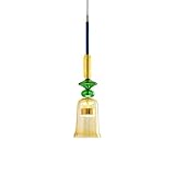 ONEBAO Multicolor Chandelier Colored Glass Pendant Lighting Stylish Island Dining Room Living Room and Bedroom Ceiling Decorative Lighting Fixtures