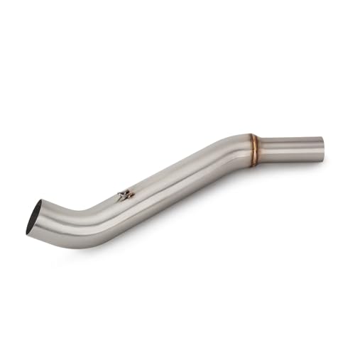 Tube de raccordement central de silencieux d'échappement moto 51mm en acier inoxydable pour NS200