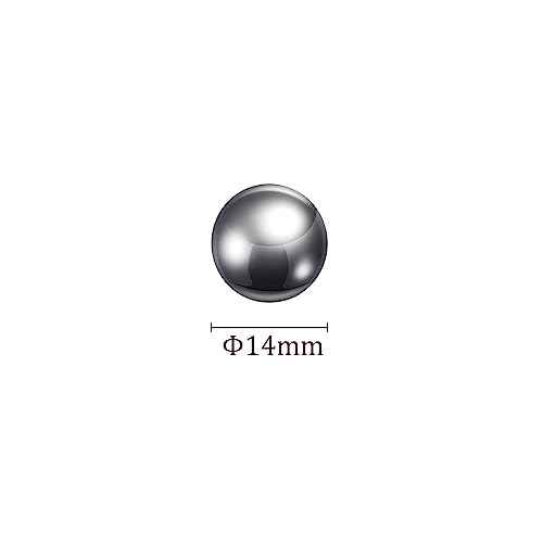 Kozelo 5Stk Präzisionskugeln - [14mm] 201 Edelstahl für Lager Nutzung Solid