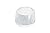 Shepherd Hardware 9568 White Cushion Doorstops, 2-Pack