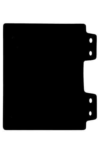 Image of Universal Motorcycle Mud Flap | Flexible Rubber Bike Mudguard Splash Guard | Weather Resistant Rear Fender Protector for Dirt, Mud & Water (Fits Most Bikes)