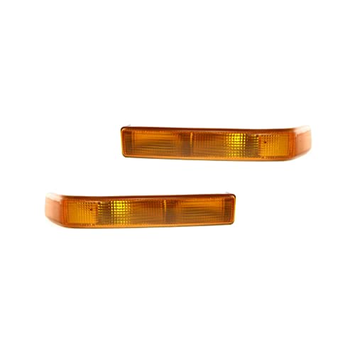 For 1998-2004 Chevy S10 Pair Park/Signal Lights Driver and Passenger Side Unit includes signal lamp GM2520162 GM2521162 | 16525393 16525394
