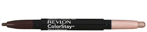 Revlon Colorstay Brow Enhancer, Medium Brown/Soft Pink, 0.026 Ounce