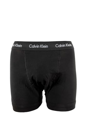 Calvin Klein Calzoncillos bĂłxer Hombre Pack de 3 Trunks Ropa Interior, Multicolor (Black/Grey Heather/Subdued Logo), L