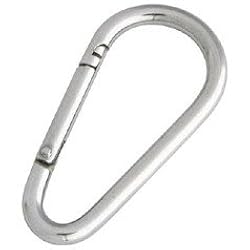 【値下げ】カラビナ 水本機械製作所 ステンレス(環付き) 100個 Amazon.co.jp: 水本機械製作所(Mizumoto Machine) 水本