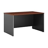 Bush Business Furniture Series C Collection 48W x 30D Shell Desk in Hansen Cherry
