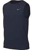 Nike Mens Legend Dri-Fit 2.0 Sleeveless Tank Top, Navy, Large
