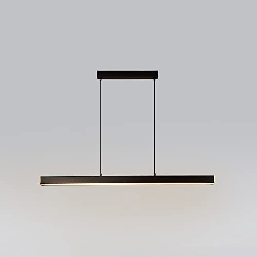 Suspension LED réglable pour éclairer efficacement une grande table de salle à manger