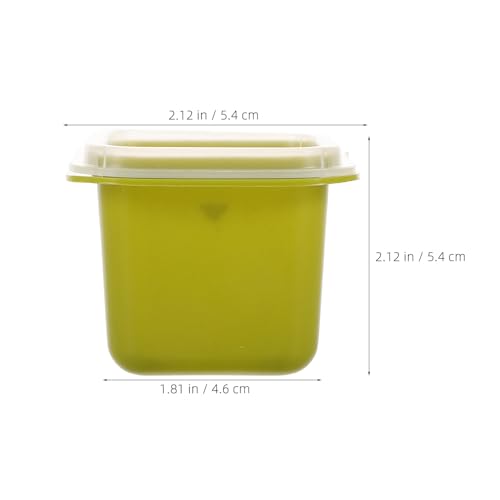 Bandeja para cubos de hielo Toyvian con tapa verde miniatura 2