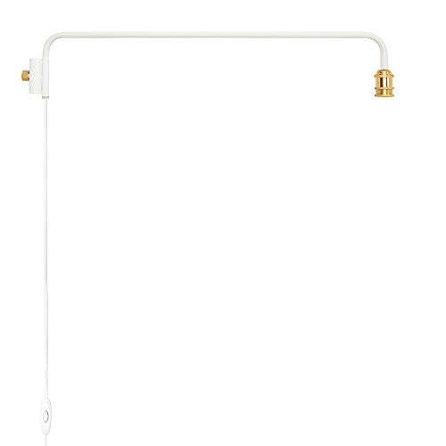 DRAW A LINE ランプアーム ホワイト サイズ:幅91.5x奥行5x高さ16cm DRAW A LINE D-BLL-WH