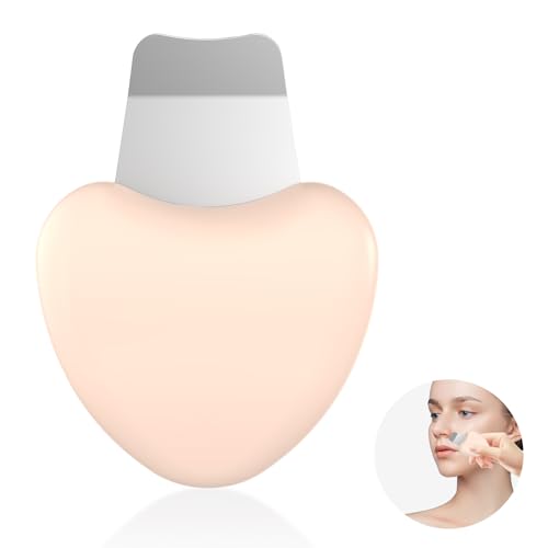 Sookga Blackhead Remover Tools, Face Scraper for Deep Cleansing, Nose Blackhead Remover, Scraper Facial Deep Cleansing Tool，Skin Scrubber Face Scraper Tool, Skin Care Tool for Women and Men (Beige)