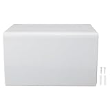 Soporte de Papel higiénico, Soporte de Rollo de Tejido montado en la Pared con Espacio en el Estante de Aluminio Moderno para la Cocina de baño Hoteles Hoteles duraderos (Blanco)