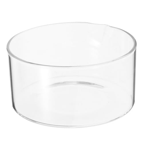 STOBAZA Versatile Lab Equipment Glass Evaporation Dish Spout Crystallization Dish for Experiments