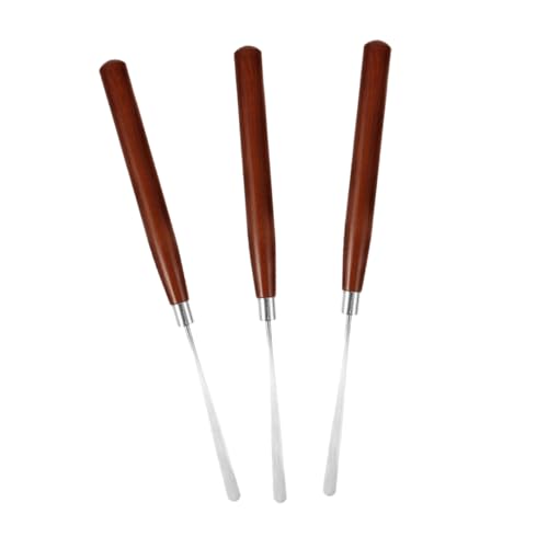 FRCOLOR 3Pcs Nail Art Mixing Sticks Nail Art Stirring Rods for Manicure Acrylic Powder Mixing and Mixing Tools for Nail Decoration and Art Projects