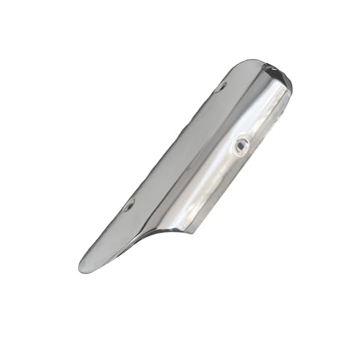 Image of EAZ Silencer Plate Cover for Royal Enfield Classic Standard Electra (Chrome,BS3 /BS4)