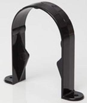 Polypipe RR138 bague de fixation de 68 mm noire pour tube pluvial rond