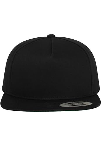Flexfit Mütze Classic 5 Panel Snapback, Black, one Size, 6007-00007-0050