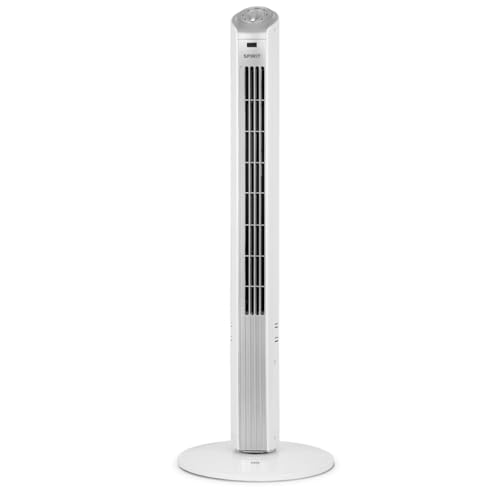 Ventilador Torre Spirit Easy - 90 centímetros - Branco e Preto - 220 Volts
