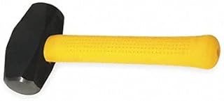 Hand Drilling Hammer, 3 Lb, Fiberglass