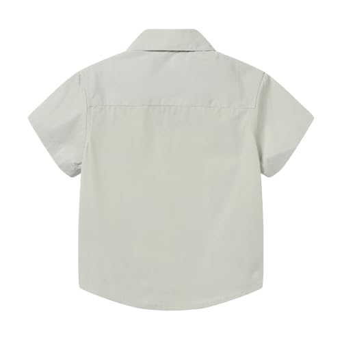 Image of Mud Kingdom Little Boys Dress Shirts Short Sleeve Cute Summer
