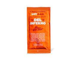 Doofie Deals Del Taco Sauce Packets - Del Inferno - 20 Packets
