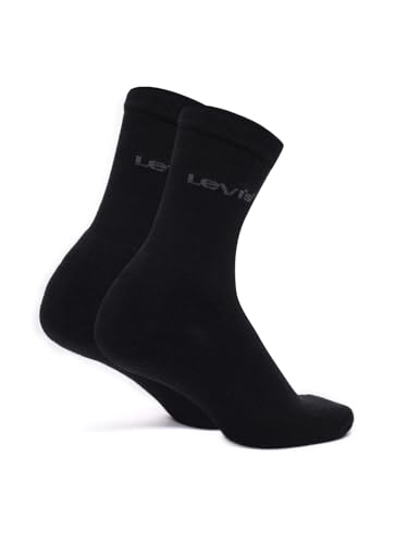 Image of Levi's Men's Cotton Stretch Crew Length Half Terry Socks with Cushioned Sole (Pack of 3)