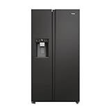 Réfrigérateur américain   HAIER   SBS 90 Series 5 HSW59F18DWMM   601L  Distributeur d'eau   Classe D   177,5 x 90,5 x 71,7 cm