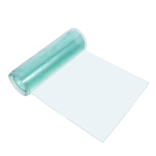 UKCOCO Volet de Porte de Niche pour Chien en PVC Transparent 1,5 Mm Épaisseur 1,8 M Hauteur, Bande de Remplacement Découpe Facile, Protection Anti-griffures pour Porte de Chenil, Rideau